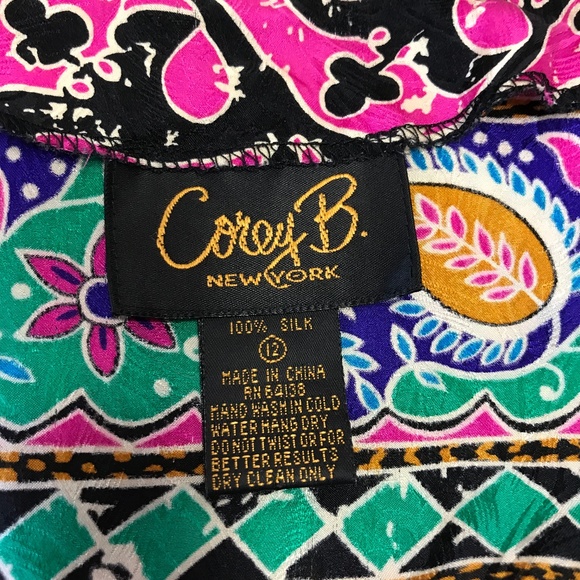 Corey B New York Silk Top 12 - Picture 5 of 5